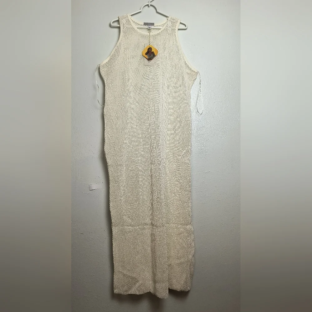 FeNoel Target 🎯 Crochet Cover Up Maxi Dress Tan 2X_3